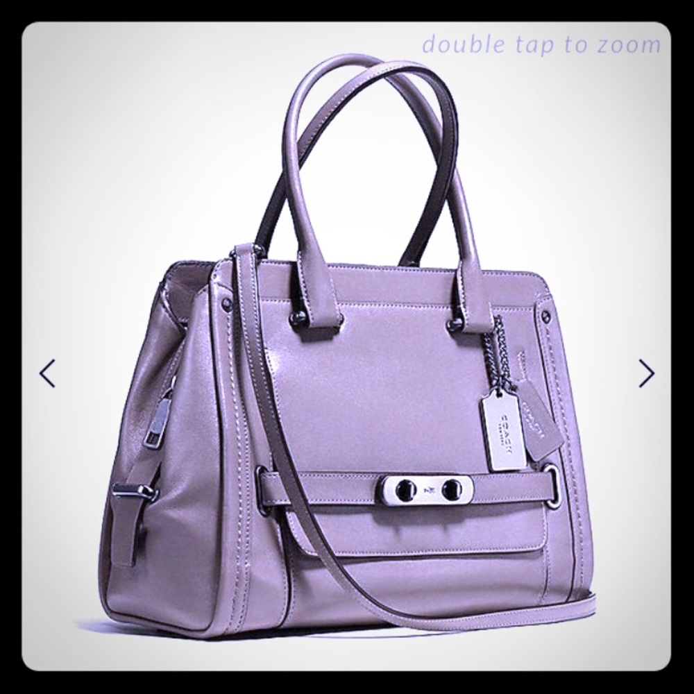 COPY - Pewter grey coach purse